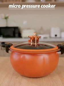 8L Large Capacity Micro Pressure Cooker Cookware Soup Meats Pot Gas Stove/open Fire Pressure Cooker Stew Pot Non-Stick Pot