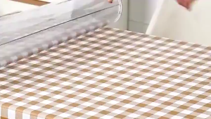 Transparent Clear PVC Table Mat transparent thick table Mat Waterproof Oil-resistant Wash-free Heat-resistant