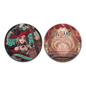 Newly Designed Gardener Flowing Sand Badge 58mm Double-Sided Acrylic Barrette for Otaku Collectibles And Gaming Accessories
