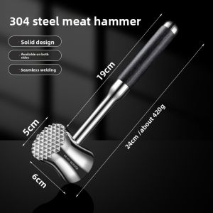 Korade | Anti-Slip Solid 304 Stainless Steel Steak Mallet
