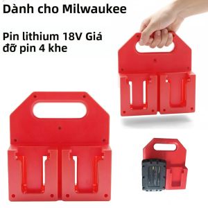 Milwaukee M18 18V Giá Đỡ Pin Gắn Dock Cho 48-11-1815 Phù Hợp Với Xe Tải Văn Phòng Hộp Dụng Cụ Hộp Bảo Quản Pin