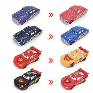 Takara Tomy | Disney Pixar Cars New Generation Color Changing Series Lightning McQueen Dr. Hudson 1:55 Plastic Diecast Model Car Kids Gift Toy