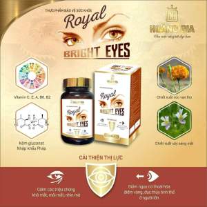 Royal BRIGHT EYES thảo dược trị hết nhức mỏi khô mắt cực kỳ hiệu quả 100%