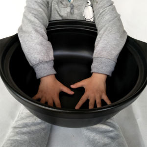 หม้อหุงต้มดินเผาความจุขนาดใหญ่ทนความร้อนสูง หม้อหุงต้มซุปดินเผาแบบใช้ในโรงแรม หม้อหุงต้มแบบใช้ในธุรกิจขนาดใหญ่