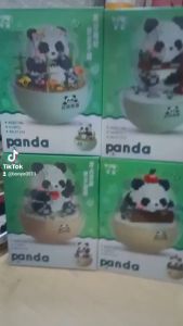 sẵn hàng Mô hình lắp ráp gấu trúc cute đồ chơi xếp hình cho bé trẻ em thông minh tặng kèm phong bao lì xì đẹp đón tết!