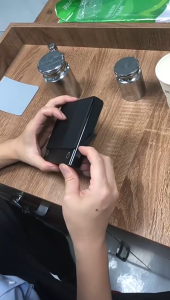 SUNATUR Italian Coffee Electronic Scale High Precision Basis Weight Scale Portable Weighing CS-S012