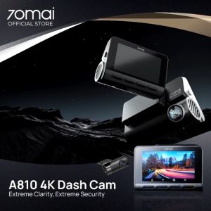 [New Launch] 70mai A810 4K Dash Cam Dual Vision Car Recorder with GPS ADAS UHD Resolution HDR Rear Recording Dashcam