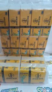 Túi 10 gói khăn giấy ăn gấu trúc HDA nhỏ gọn tiện lợi khăn giấy rút gói 300 tờ