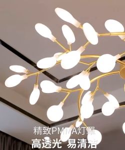 EleganHome Lampu Hias Gantung Desain Kunangkunang Gaya Modern 18/30/45 kepala Ruang Tamu / Kamar Tidur Termasuk bola G4 lampu cahaya hangat