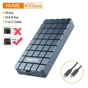 MAIWO USB 4.0 40Gbps M.2 NVMe SSD Enclosure Compatible M2 To Type-c 4.0 8TB Solid State Drive Case with Thunderbolt 4/3 Hard box