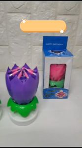 HT - lilin ultah unik / lilin lotus / bday candle