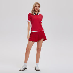 COSLEAF | Slim Fit Short Sleeve Polo Comfortable Breathable Sportswear Set