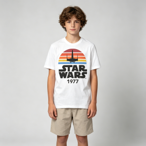 Hot Toys | Star Wars Movie  Retro Casual Vintage Summer Tee Men Women Tee Adults Children Boy Gril Top Kids Parent Child Cotton T shirt