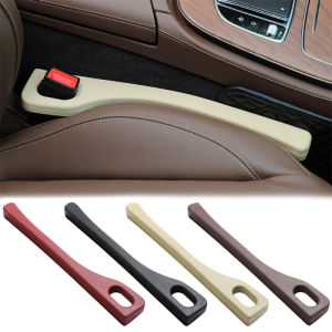 KEBIDU 2pcs Car Seat Gap Filler Universal PU Leak-proof Filling Strip Side Seam Plug Strip Anti-Drop Seat Gap Strip With Hole Car Decor Auto Interior Accessories