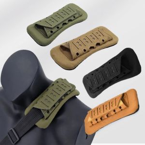 Laser Cutting Vest Shoulder Strap Pads Outdoor Backpack Breathable Mesh Cushion Shoulder Pad For Hunting Vest