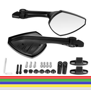 Bộ Gương Chiếu Hậu Có Thể Điều Chỉnh Cho Xe Máy - Libra 2 Napoleon Design Tương Thích Với HONDA SUZUKI KAWASAKI R6 CBR650R Ninja650 GSXR