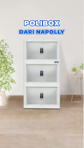 NAPOLLY LEMARI PLASTIK POLIBOX-346 TP LEMARI PLASTIK SERBAGUNA