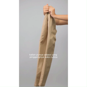 Celana Panjang Pria Chino Smith Berlin Extender Slim Fit Ankle Cut Katun Stretch / Melar Kasual Kerja Extra4cm