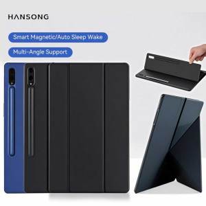 Magneti K -fold Stand Case For Samsung Galaxy Tab S10 Plus For S9 S10 FE S9 With Pencil Holder For S10 S9 Plus  with Sleep-Wake