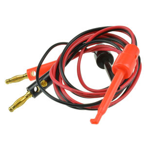 Aideepen | 1M Kẹp Móc Thử Nhỏ Để Cắm Cáp Cho Đồng Hồ Đo Vạn Năng Đen Trắng Dual Máy Kiểm Tra Dây Cáp 1 Cặp Bởi Aideepen