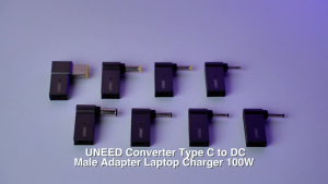 UNEED Converter Type C to DC Male Adapter Laptop Charger 100W PD Fast Charging - UAT211 SERIES