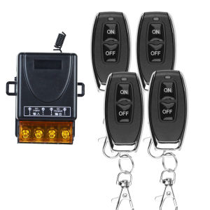 AC220V 433MHz Remote Control Switch High Power On/Off Transmitter for Home Appliance Water Pump Motor LED Light