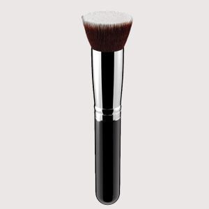 High Quality Long Wood Handle Eye Makeup Brush Simple Design Comfortable Soft Brush Flat Top Foundation Brush Makeup for Face