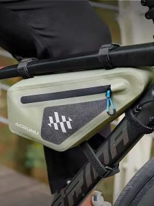 Bicycle Triangle Bag Portable Large Capacity Rainproof Cycling Bag MTB Road Bike Front Frame Tube Bags Accessories