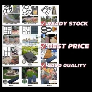 DIY Stone Pavement / Floor Path Maker / Garden Decor. / Concrete Plastic Mould 💥READY STOCK💥