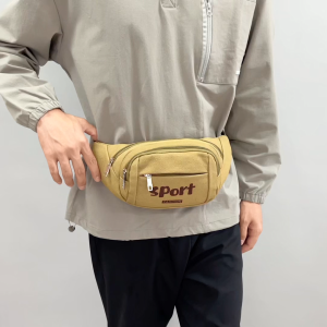 MENSPE Sports Bag Waist Bag Chest Bag Crossbody Chest Bag Multi-Functional Fitness Bag Small Waist Pouch Waterproof Wear-Resistant Waist Bag with Adjustable Strap for Workout Running