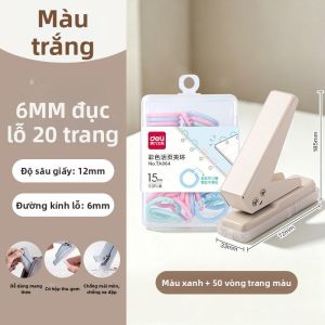 deli | Máy Đục Lỗ Một Lỗ Mini Cho Học Sinh
