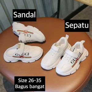 (LOLI-JKT) GUG/121 SEPATU DAN SANDAL ANAK LOGO PANDA SOFT SIZE 26-35