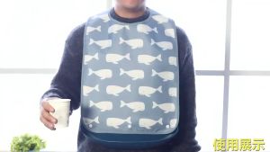 Celemek Dewasa/Bib Celemek Makan/Bib Dewasa /Silikon Tahan Air Dapat Disesuaikan Fleksibel Reusable Mess