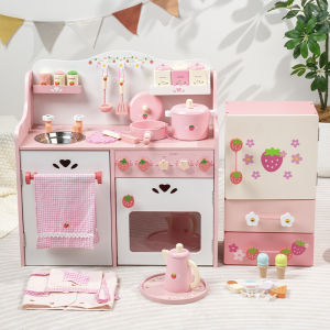Strawberry Wooden Kitchen Playset