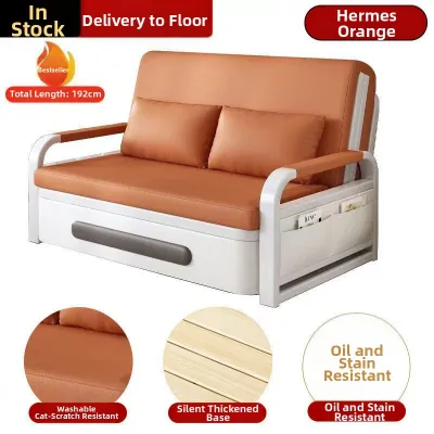 Compact Multi-functional Sofa Bed Foldable Stretchable Dual Use