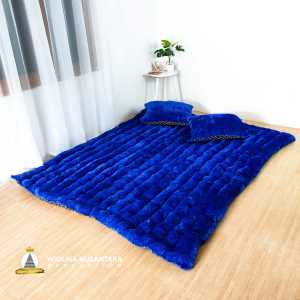 Kasur Gender Bulu Rasfur Jumbo 170 x 200 x 10 cm Kasur Gender Bulu Rasfur Lembut Tebal Untuk 2 Orang