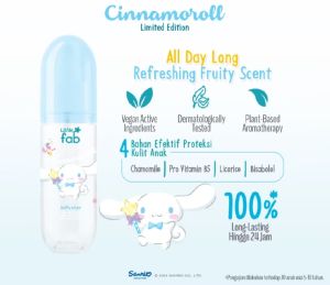 Little Fab Cinnamoroll Kids Body mist parfum anak anak