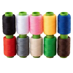 For Home Sewing Machine Special Small Coil 402 Sewing Thread White and Black Sewing Thread Sewing Clothing Thread Stitching Wire Groups