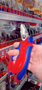 KNIPEX 95 05 20 SB Angled Electricians Shears 950520SB Scisssors Gunting Juruelektrik Bersudut