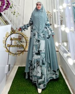 COD-GAMIS SYARI WANITA BAWAHNYA MAYUNG DAN LEBAR-GAMIS SYARI PLUS KERUDUNG HARGA MURAH TAHUN INI