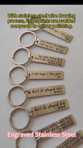 Engraved Key Chain Drive Safe Have Fun Dont Do Stupid Sh*t Mom Gift to Kids Graduation Keychain New Driver Gift from Mom Gifts from Parents Be Safe Keychain (Drive Safe Have Fun)