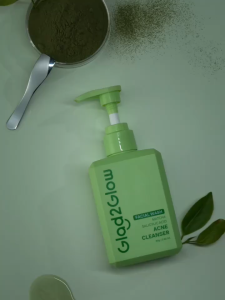 GLAD2GLOW MATCHA SALICYLIC ACID ACNE FACIAL CLEANSER 80ML FACE WASH PEMBERSIH WAJAH SABUN CUCI MUKA ANTI ACNE UNTUK KULIT BERMINYAK DAN BERJERAWAT