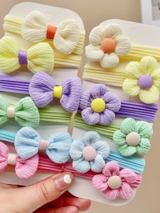 High Elasticity Flower Hair Ties for Girls Childrens Hair Bands No Damage to Hair Little Girls Rubber Bands Hair Accessories