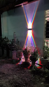 Lampu Dinding Led Lampu warna-warni Outdoor Minimalis Hias Taman Lampu Tembok Anti Air Lampu Dinding Rumah Ruang Tamu Kamar