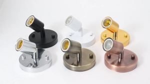JOYINLED 180 Degrees Rotation Wall Light Modern E27 Bulb Holder Wall Lamps Sconces Decor for Bar Restaurant Home Balcony Stage