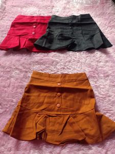 Des rok celana impor kode 318 button  fashionable model kekinian casual