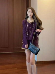 CHANGTONG | Stylish European Style Skirt Suit Fall Wear