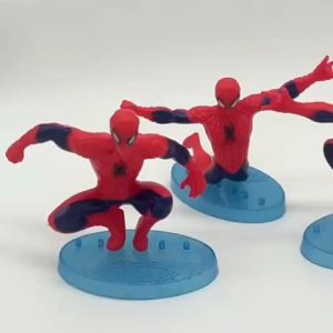 Action Figure SPIDERMAN set isi 7 pcs Miniatur Pajangan Topper Kue Super Hero Spider Man Mainan