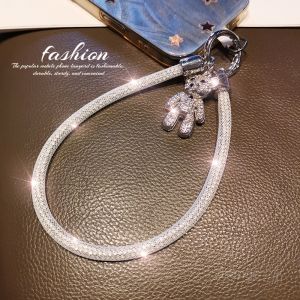 ZHENGEGE | Diamond Bear Fashion Camera & Phone Lanyard