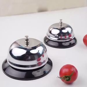 Silver Metal Call Bell: A Versatile & Anti-Rust Service Bell for Hotels, Schools, Restaurants & Bars